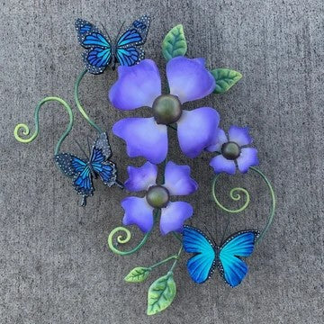 Hummingbird Butterfly Wall Sculptures