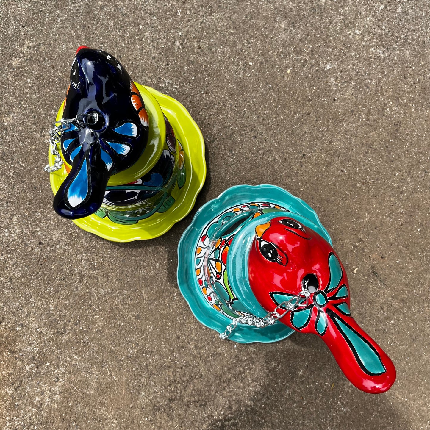 Talavera Pottery Birdie Bird Houses Top