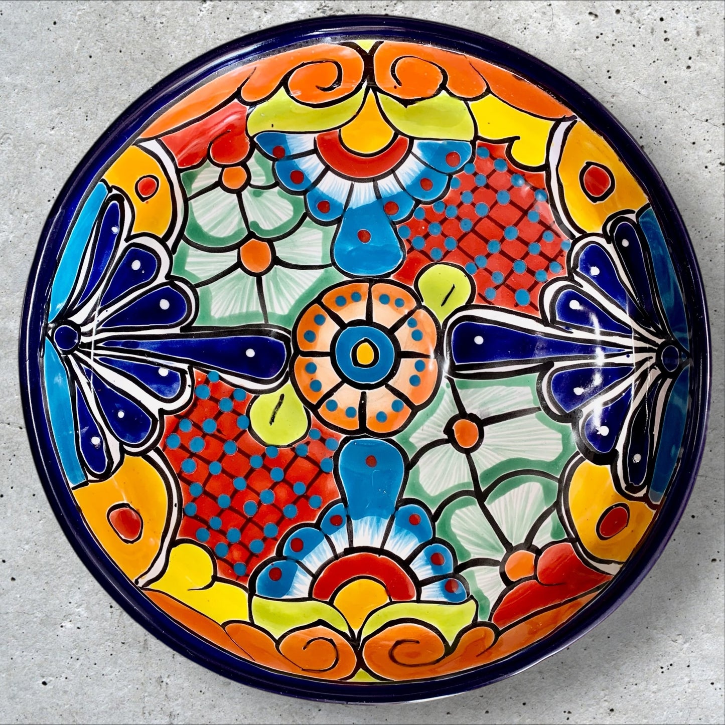 Talavera Serving Dish Redondo
