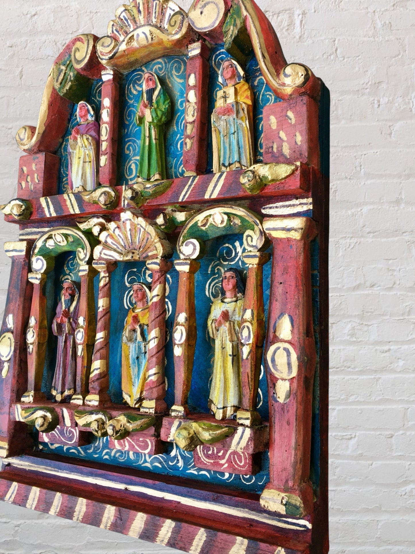 Mexican Retablo Saints Chico