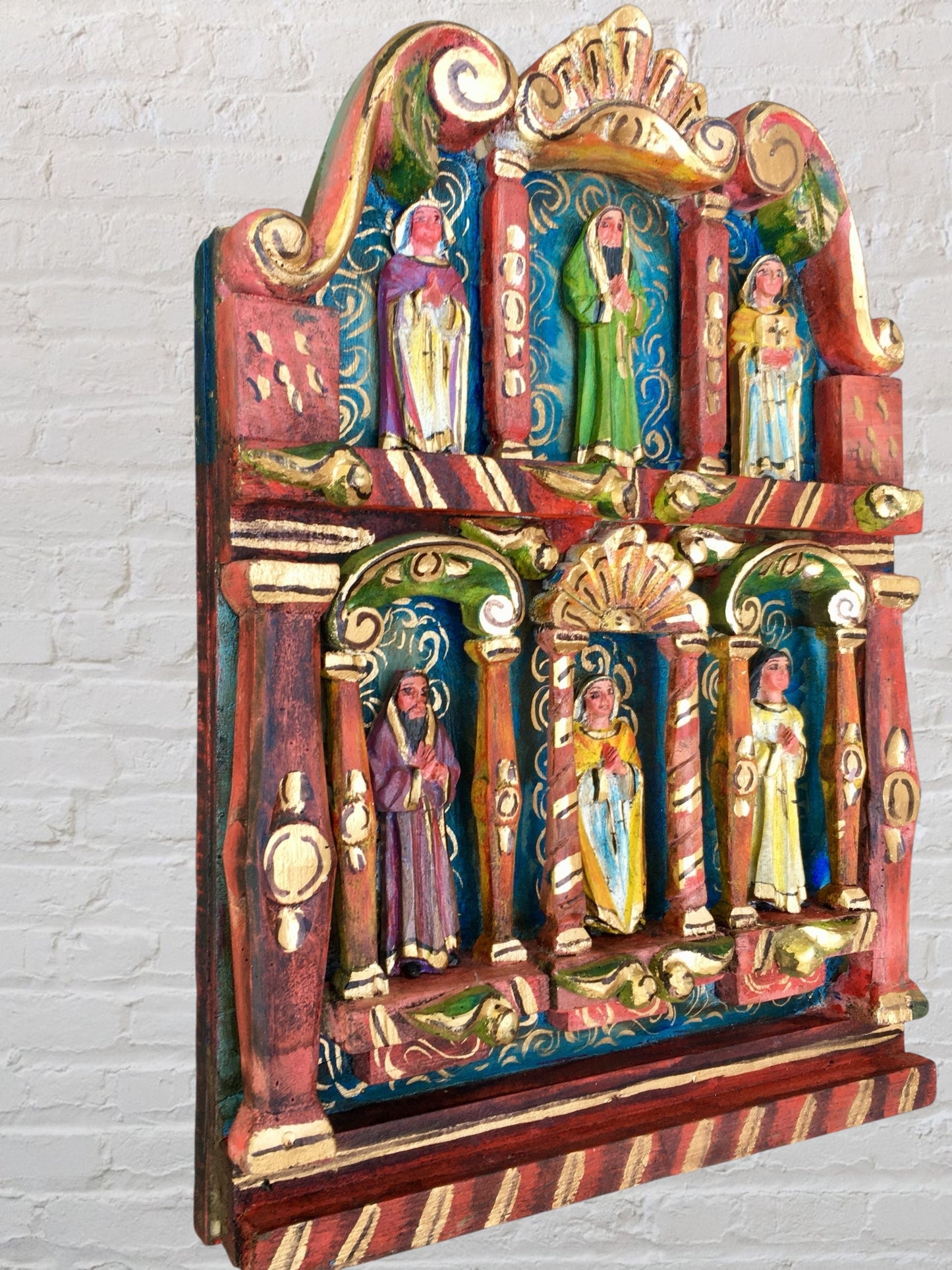 Mexican Retablo Saints Chico