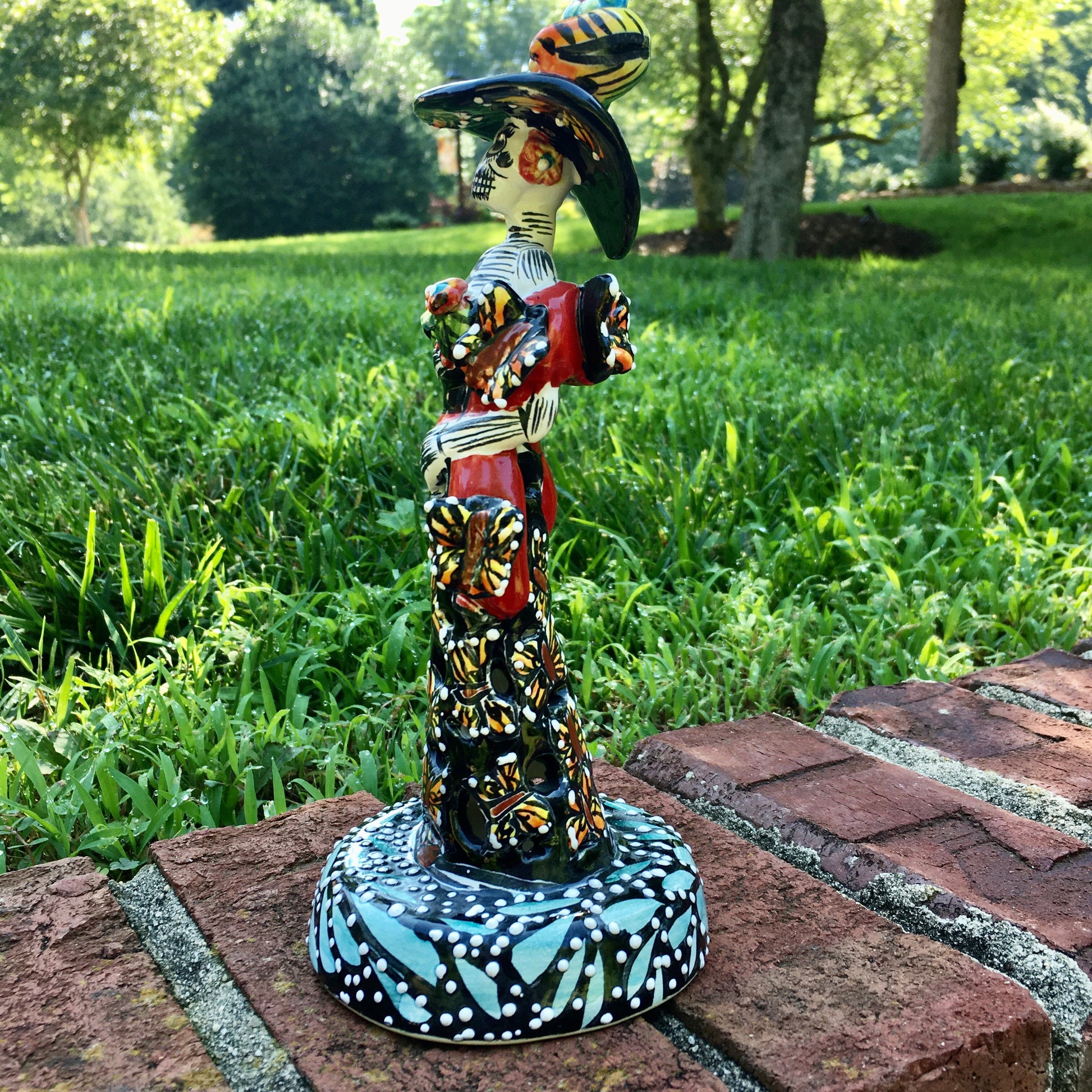 Mexican Catrina with butterflies Chico right side