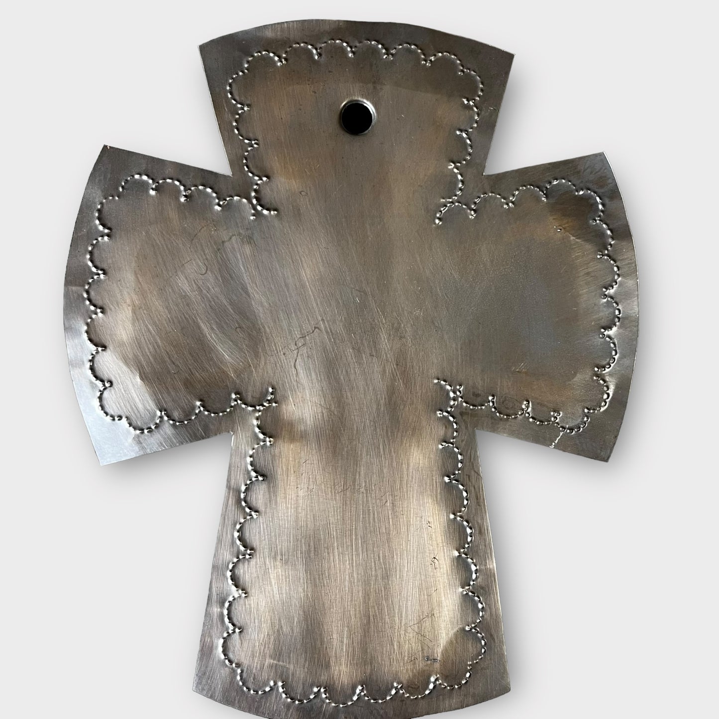 Milagros Tin Cross Sacred Geart