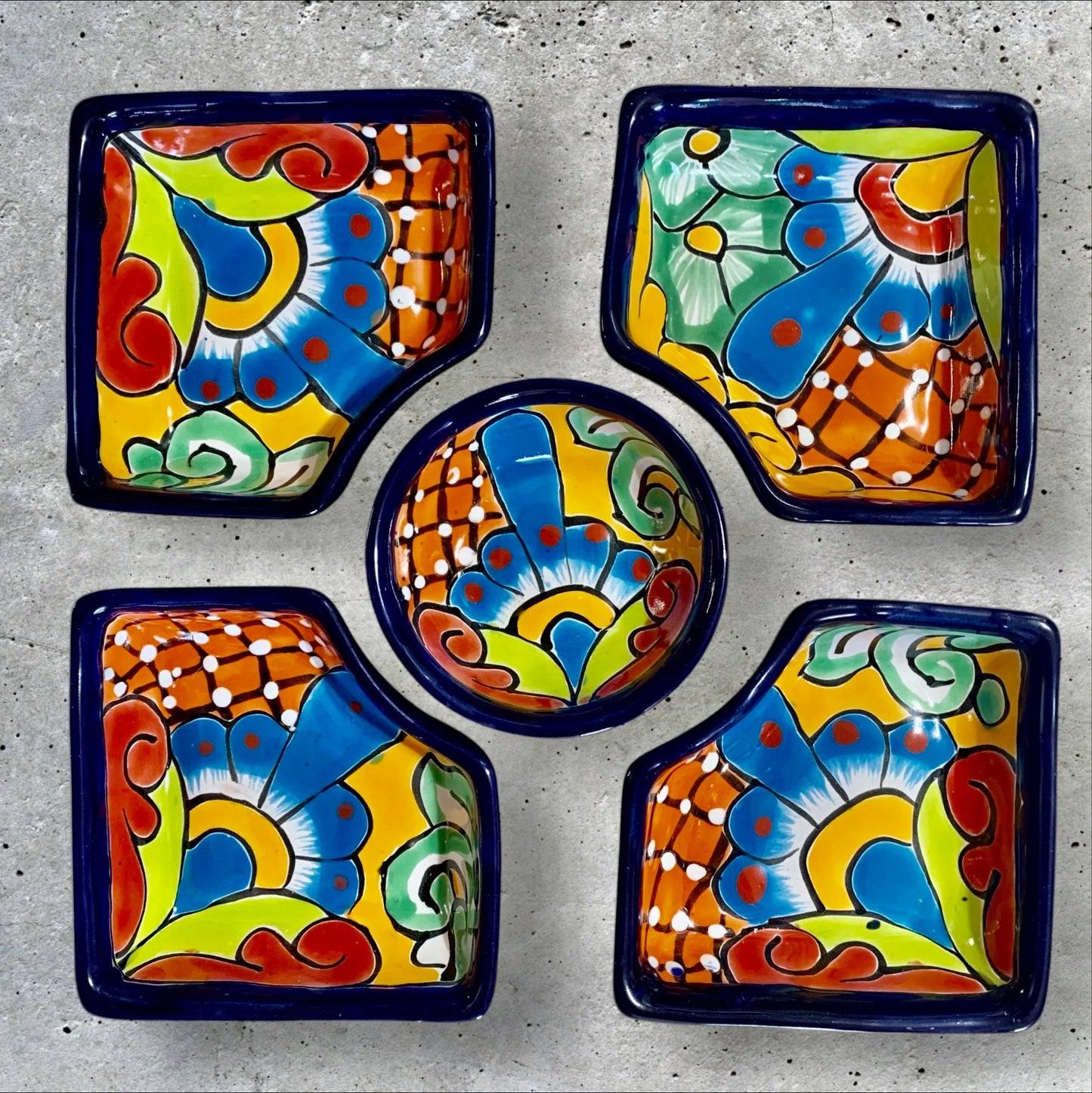 Talavera Serving Dish Cuadrado