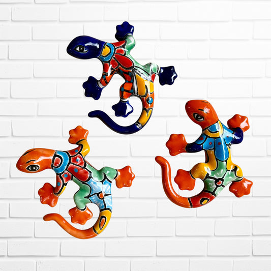 Talavera Salamander Lizard Set