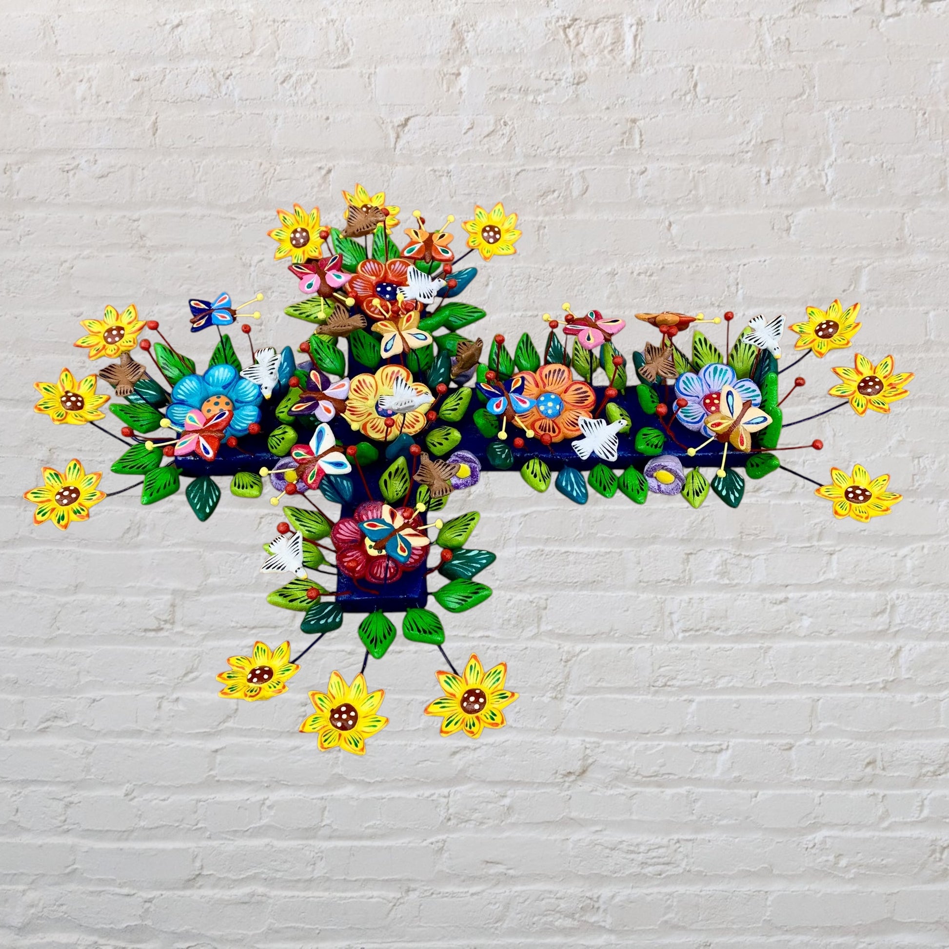 Ortega Folk Art Cross left side