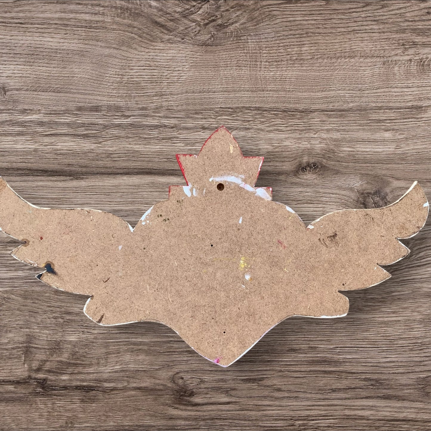 Winged Heart Decorado Oleo Grande back