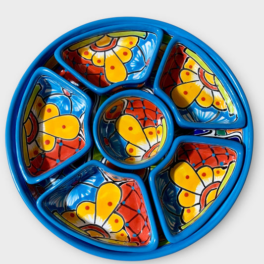 Talavera Redondo Sectional Serving Piece