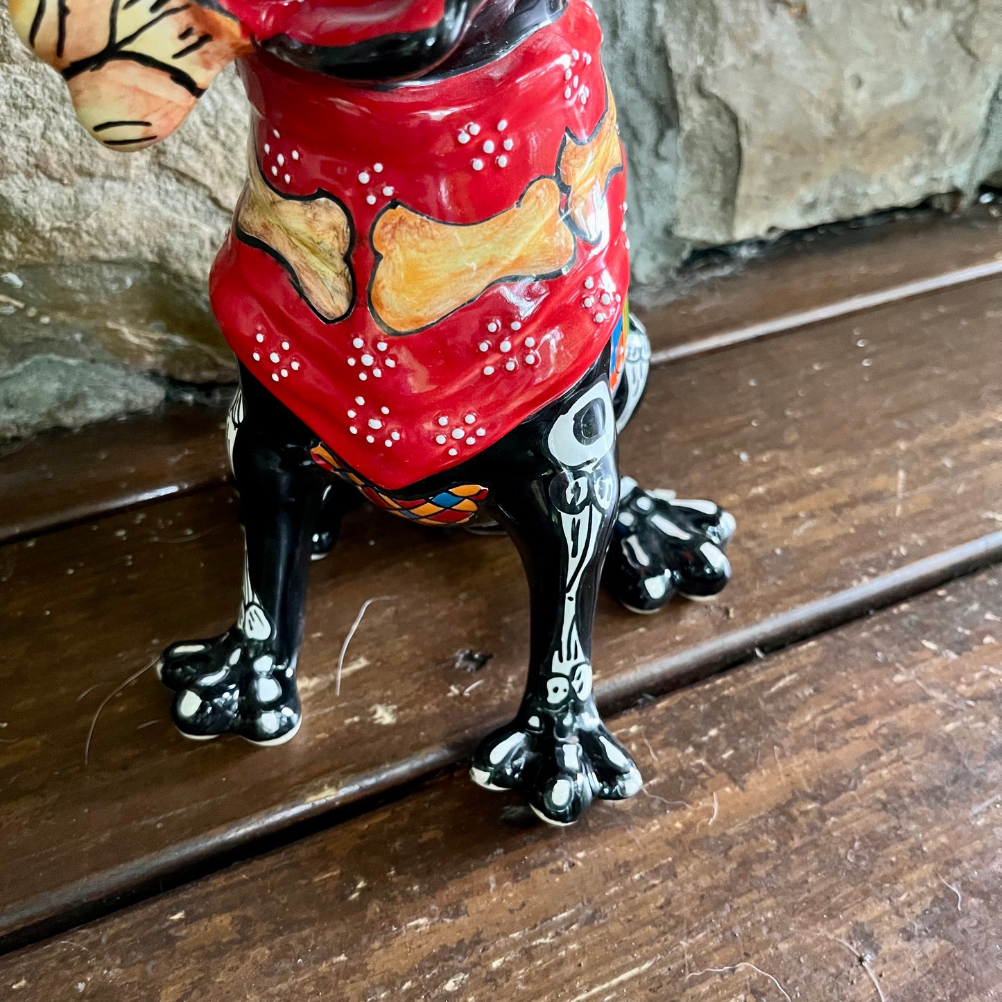 Mexican Talavera Catrina Chihuahua Dog Puppy Feet