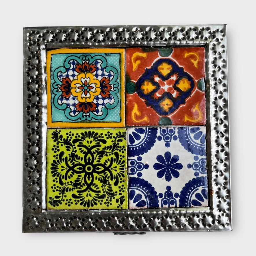 Talavera Tile Tin Boxes