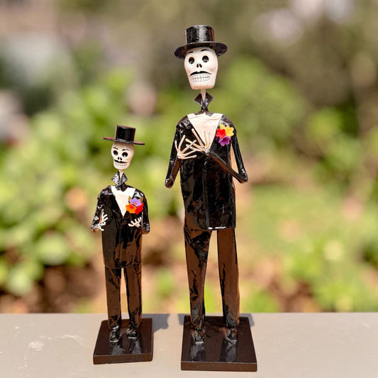 Paper Mâché Catrina Tuxedo Man
