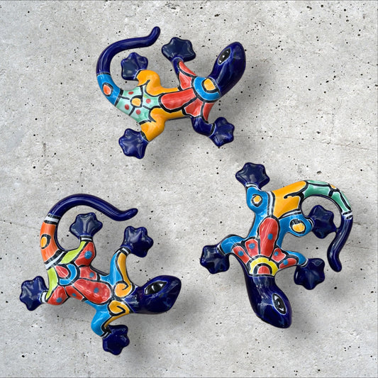 Talavera Salamander Lizard Set