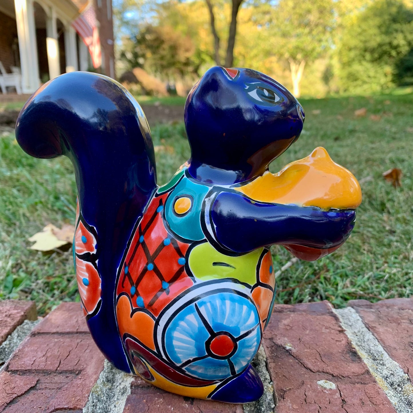 Talavera Pottery Squirrel Nut