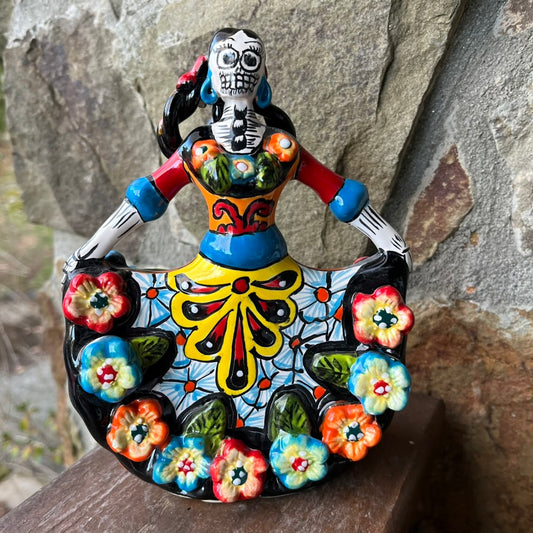 mexican catrina ballerina dancer doll