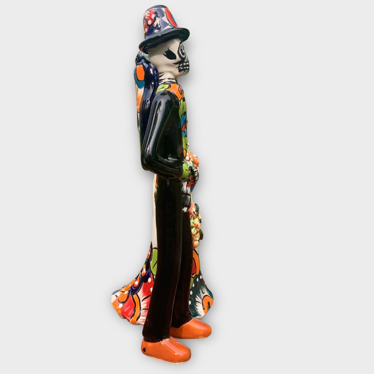 Talavera Catrina bride and groom Chico groom side
