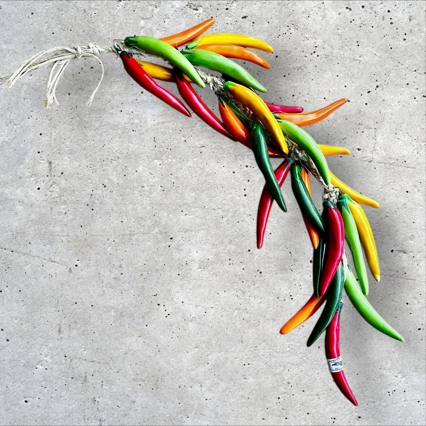 Chili peppers multi long string