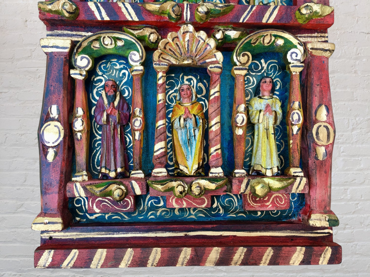 Mexican Retablo Saints Chico