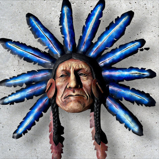 Native American Wall Sculpture