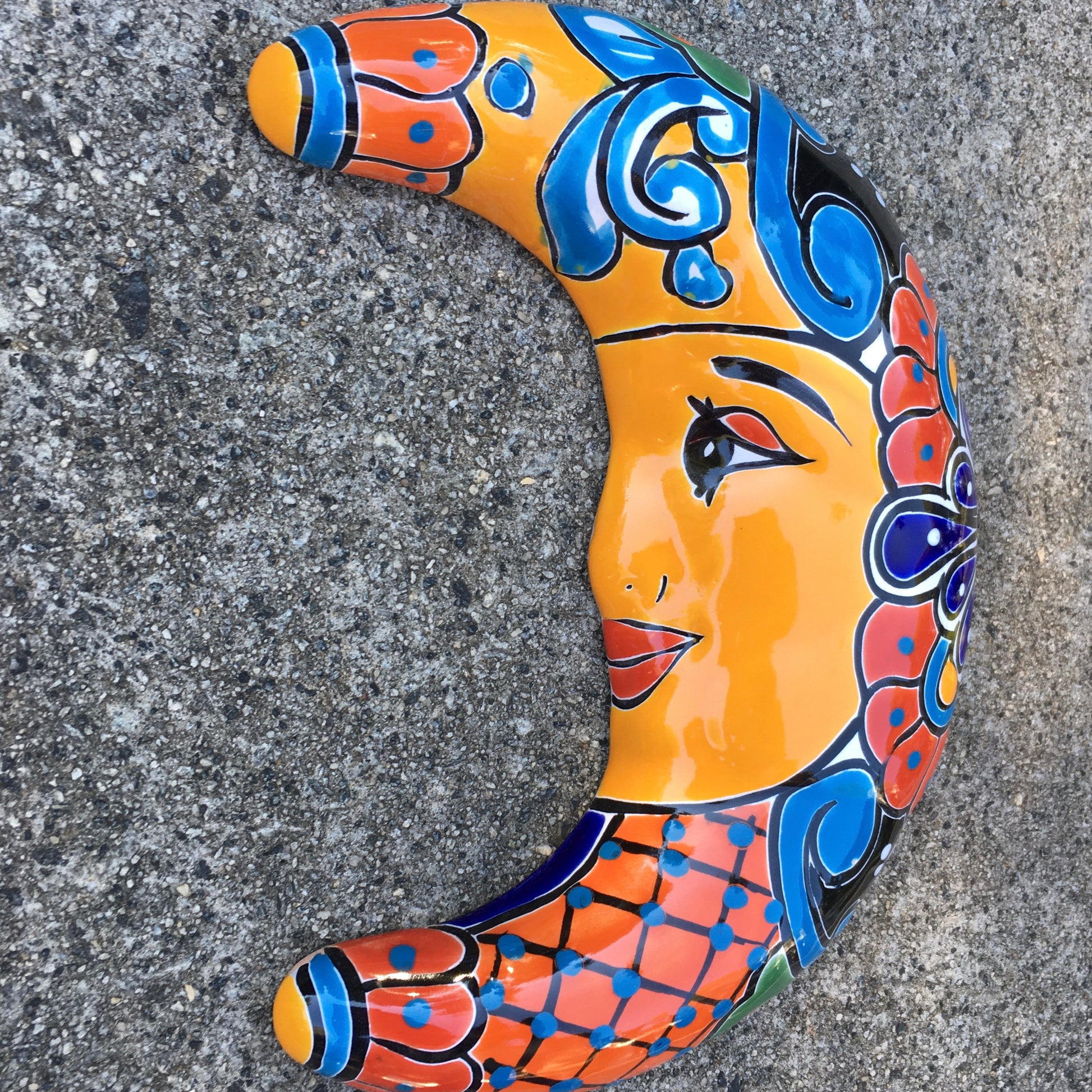 Talavera Moon face