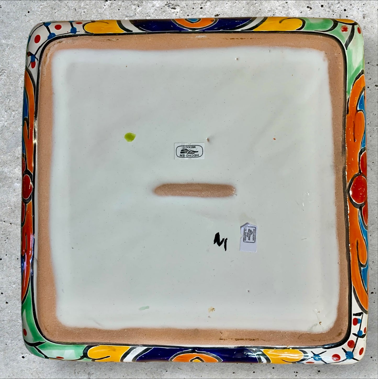 Talavera Serving Dish Cuadrado