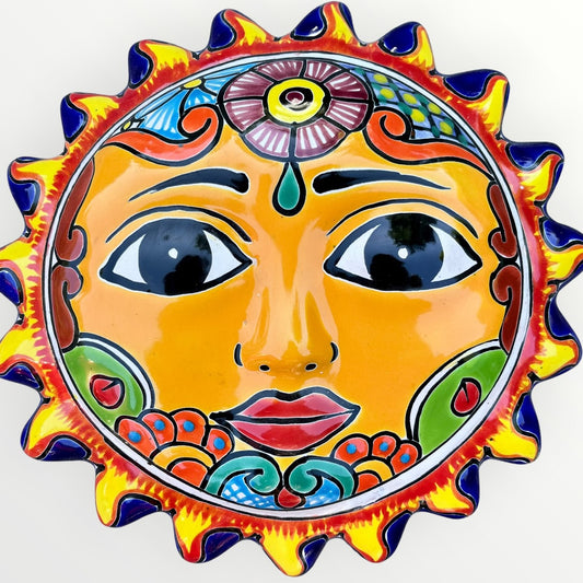 Talavera big eye Sunface colorful Front #2
