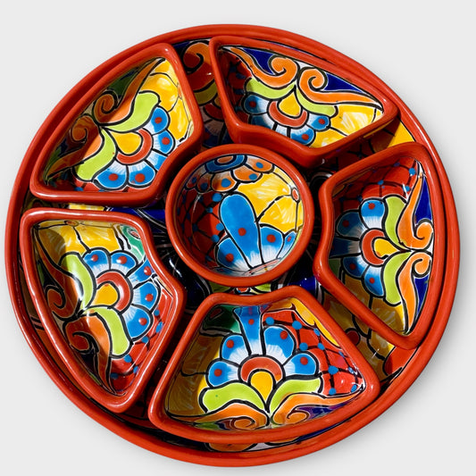 Talavera Redondo Sectional Serving Piece