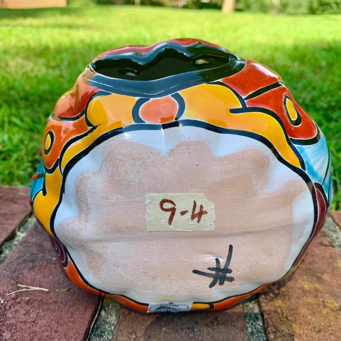 Talavera pumpkin calabaza JOL bottom
