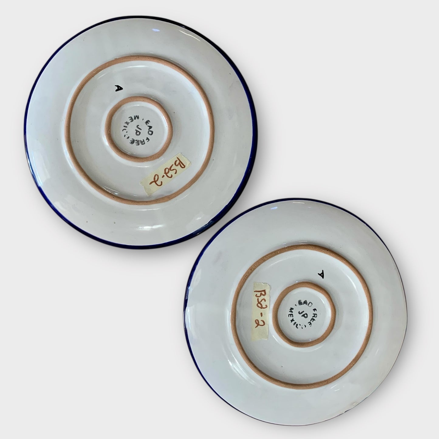 Talavera Dinner Plate back with stamp