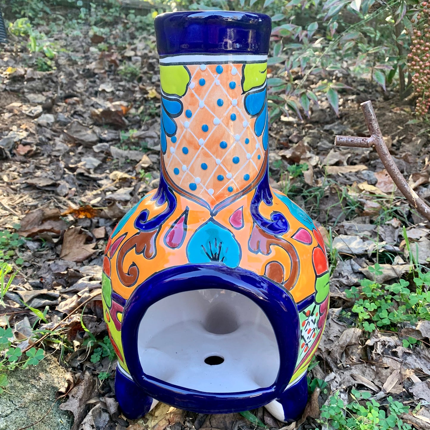 Chiminea candle holder Talavera