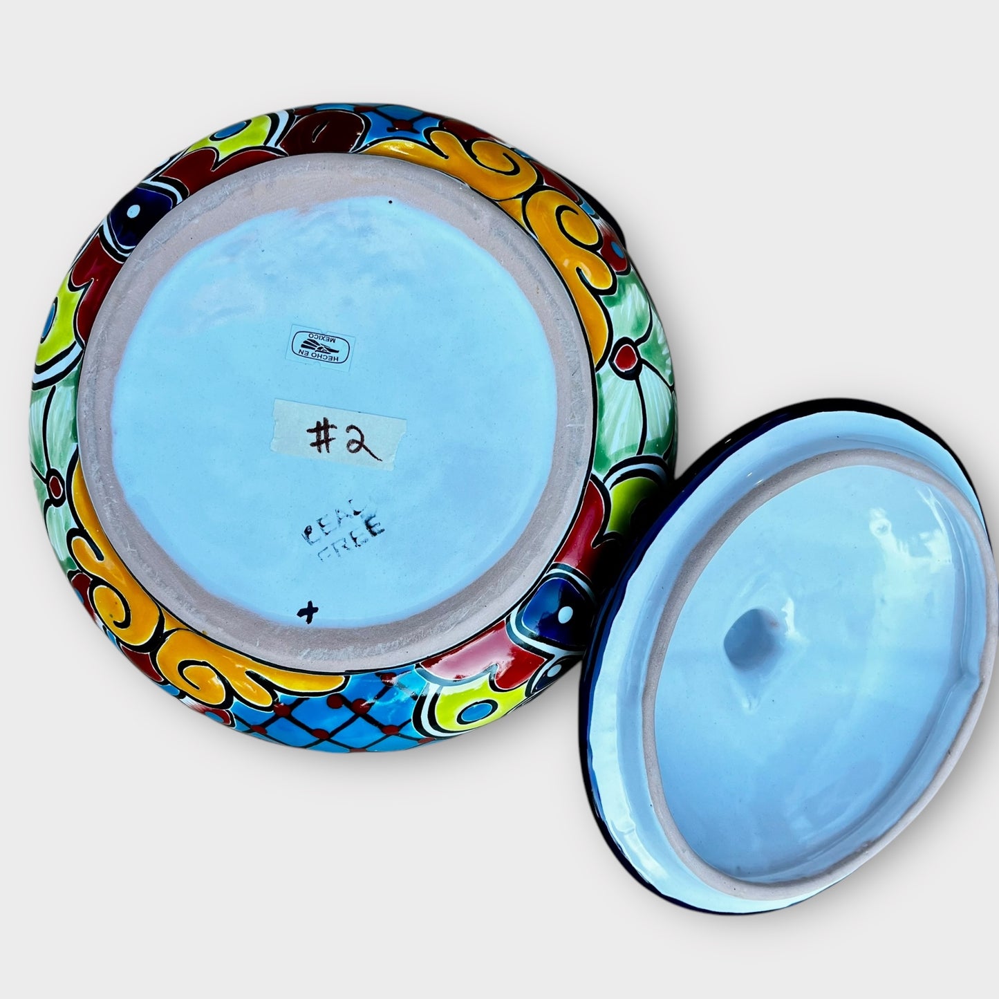 Mexican Talavera soup tureen bottom