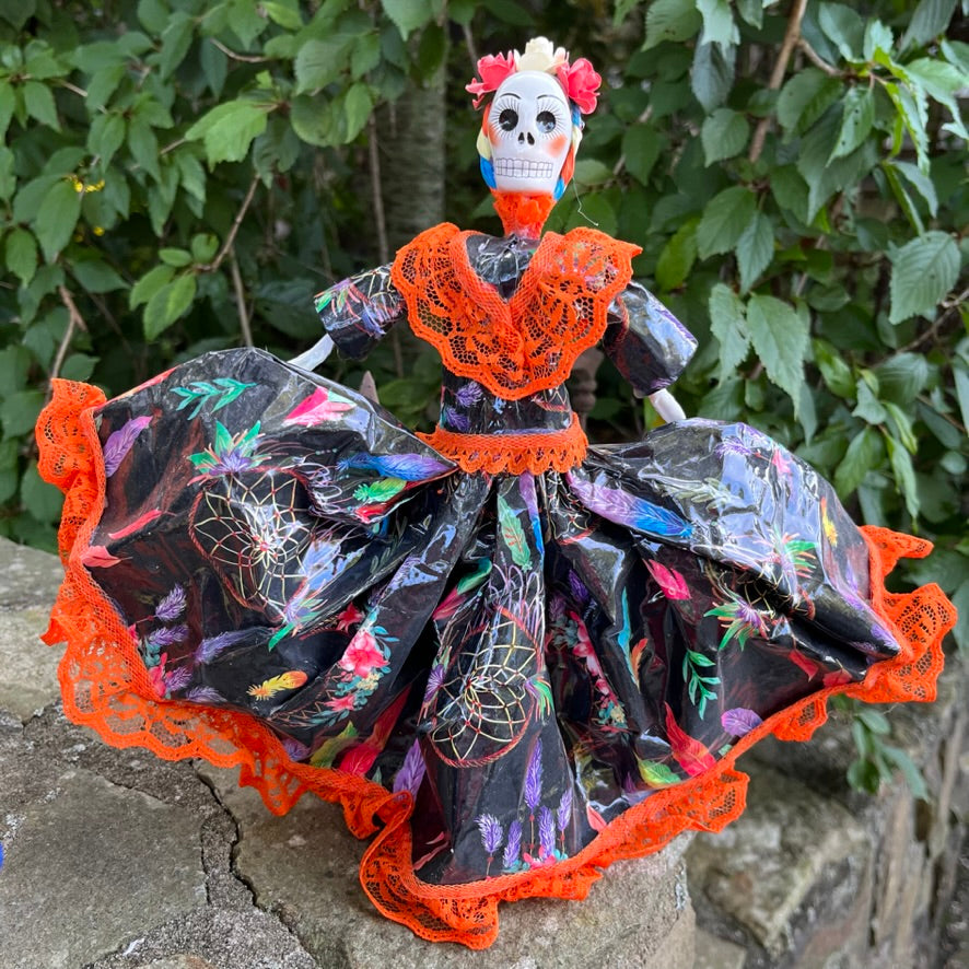 Big Dress Catrina Skelton Doll Chico