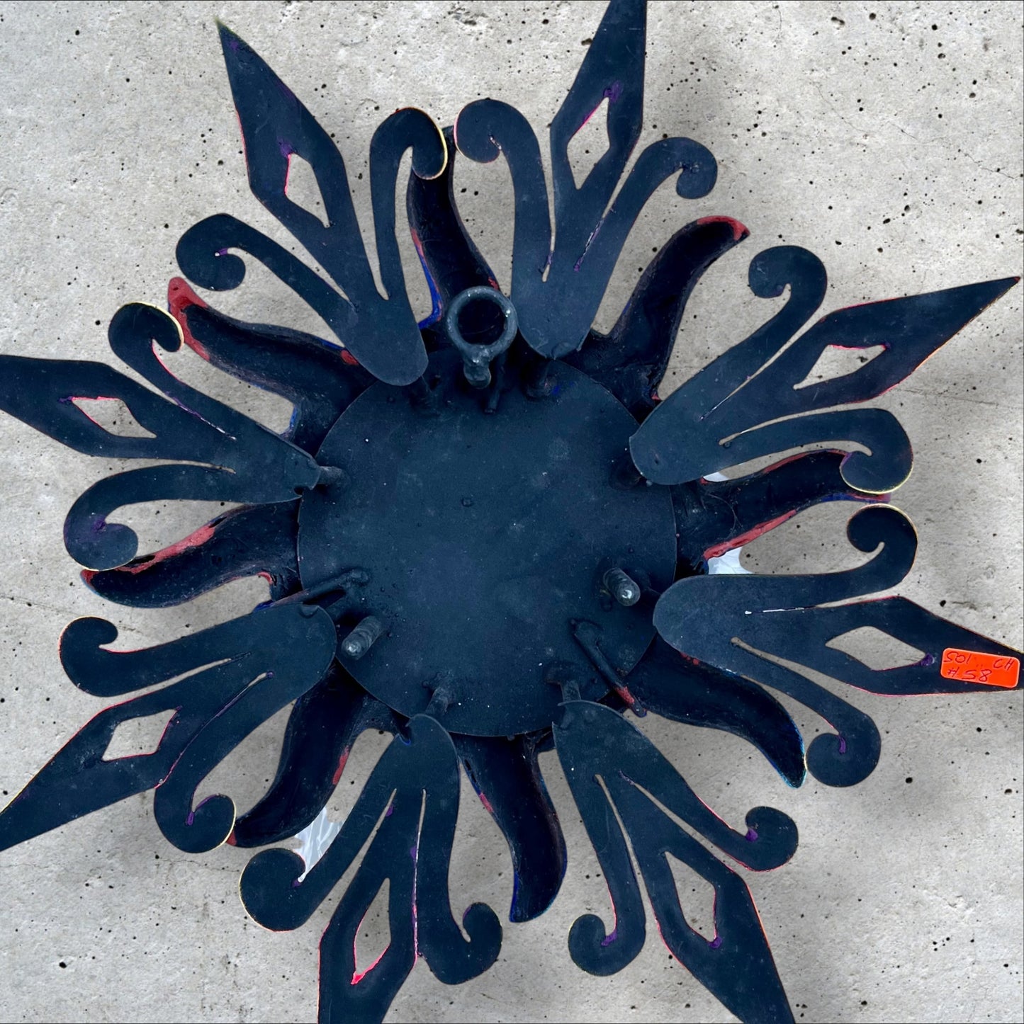 Peaceful sun holding moon back