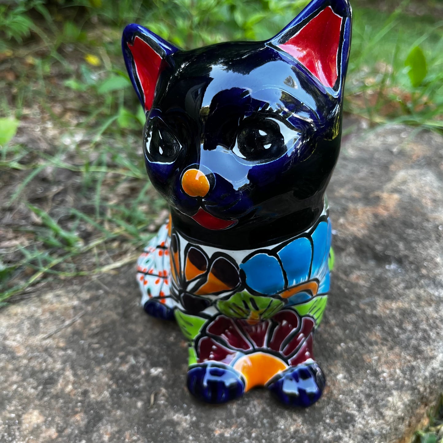 Talavera Kitty Cat Figurine Chico