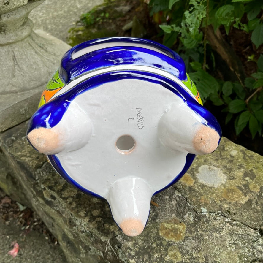 Talavera Chiminea Candle Holder