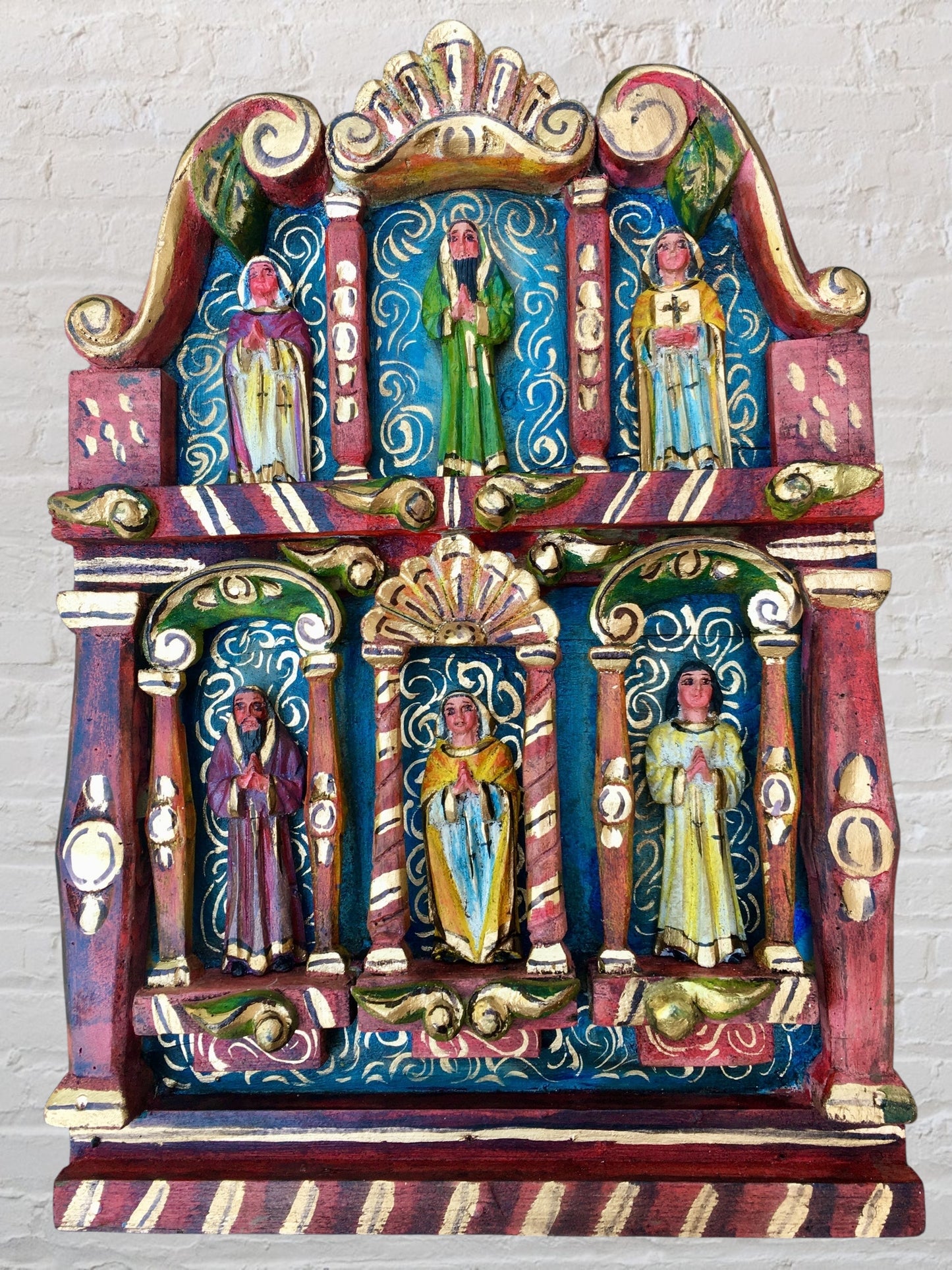 Mexican Retablo Saints Chico