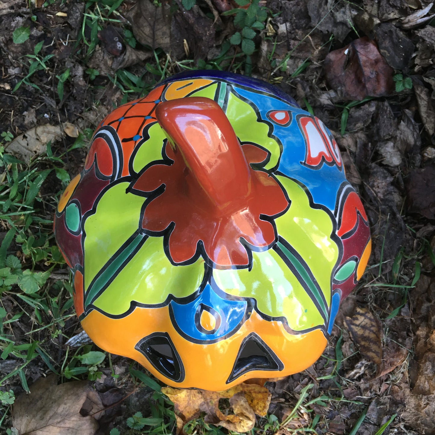 Talavera pumpkin calabaza top