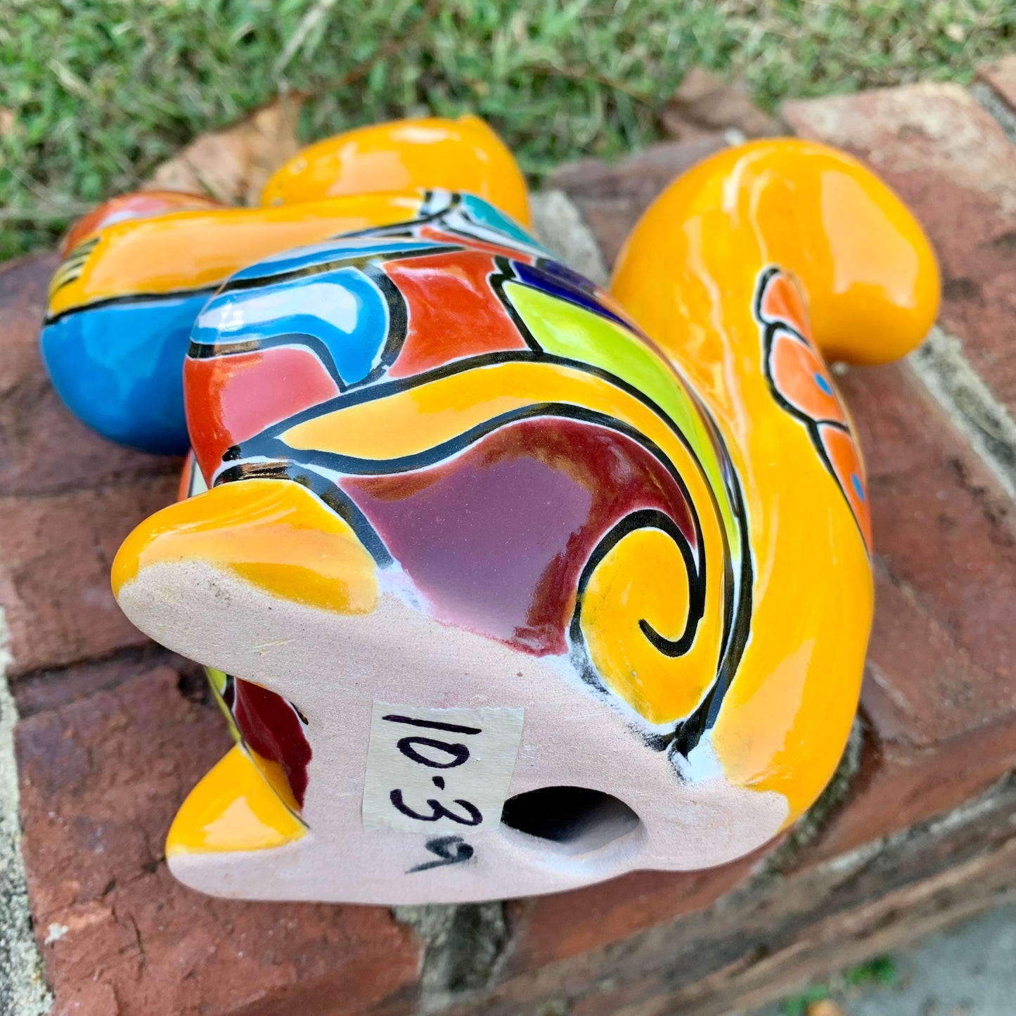 Talavera Pottery Squirrel Nut
