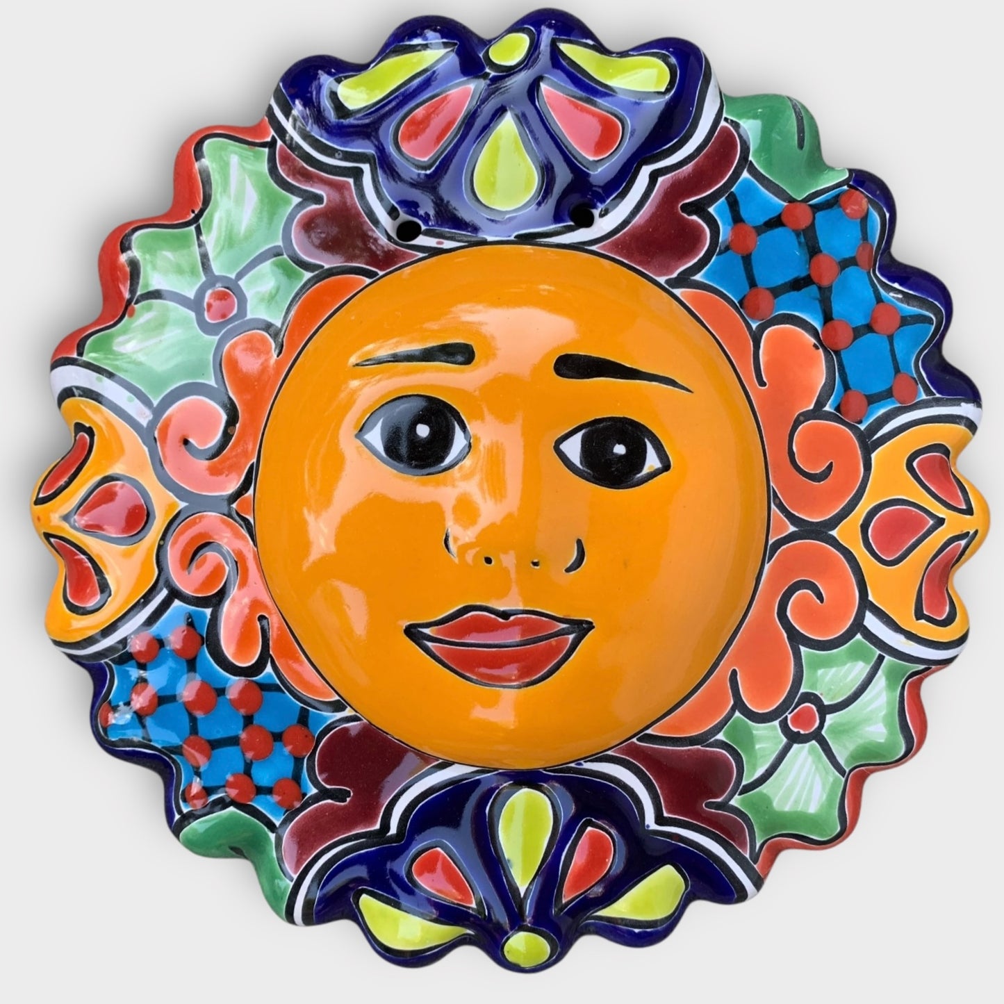 Talavera sun face 9 inch