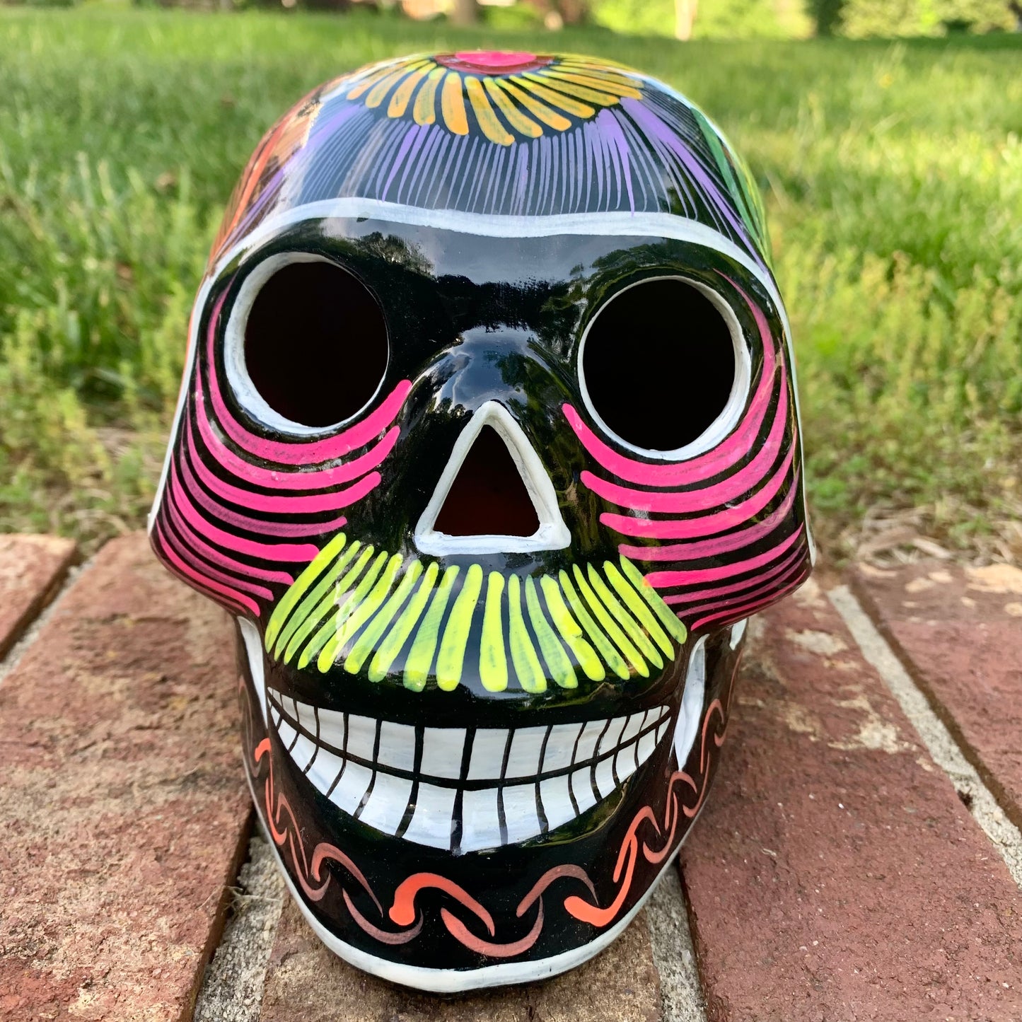 Mexican sugar skull large front