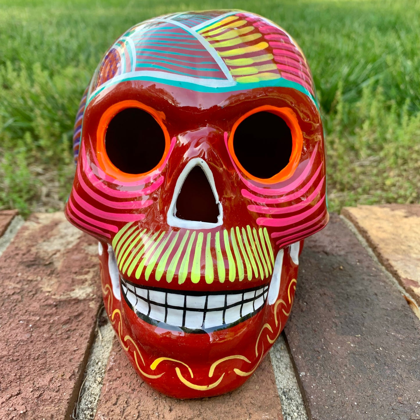 Mexican sugar skull medium front