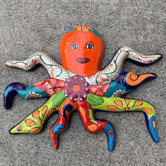 Talavera pottery octopus