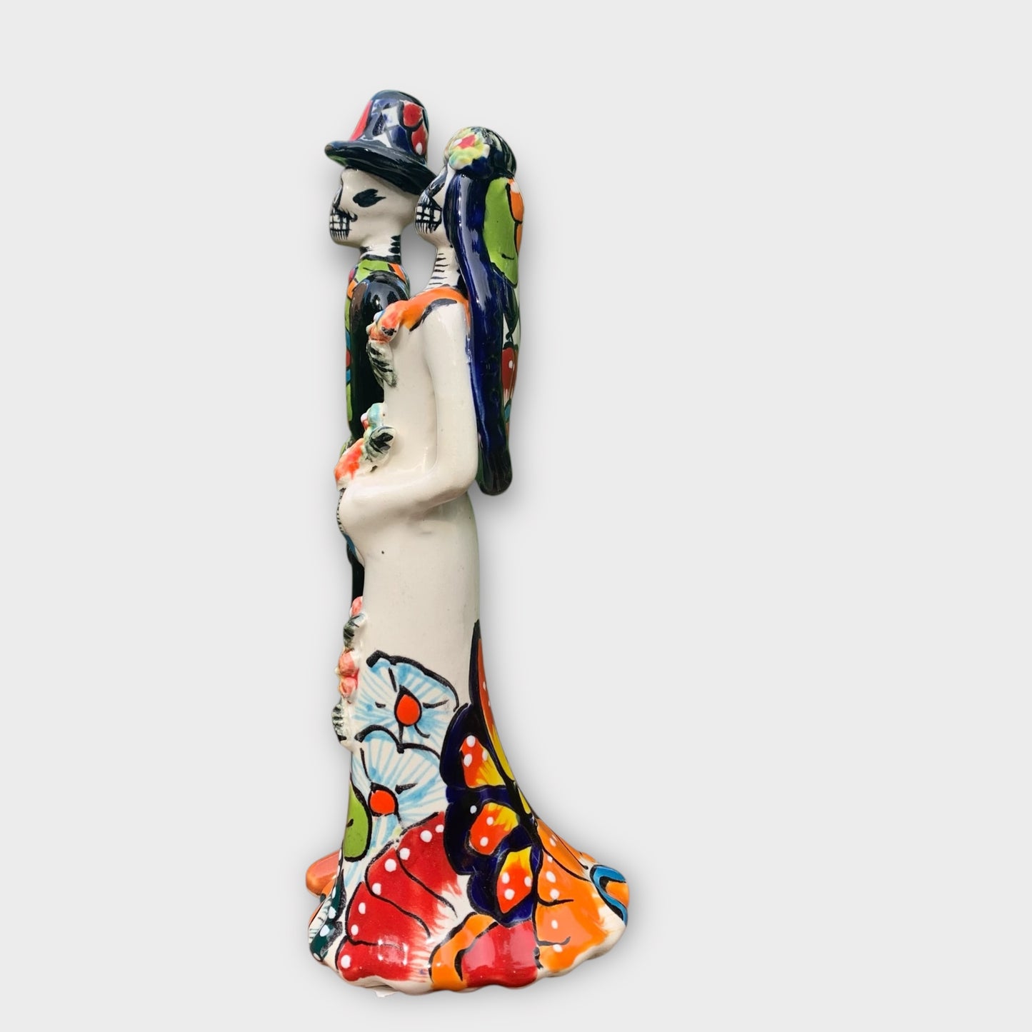 Talavera Catrina bride and groom Chico side