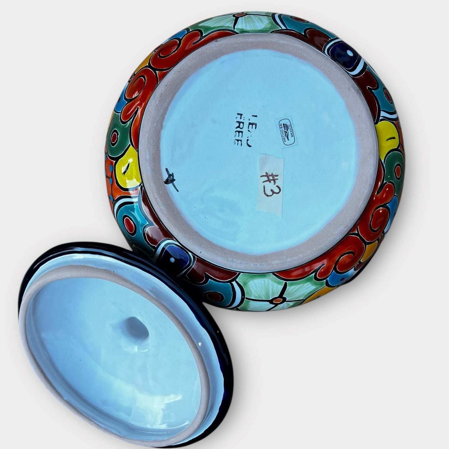 Mexican Talavera soup tureen bottom