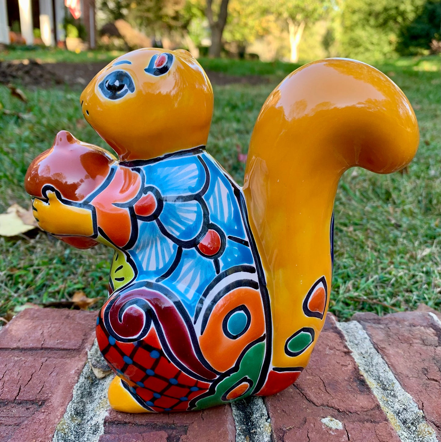 Talavera Pottery Squirrel Nut