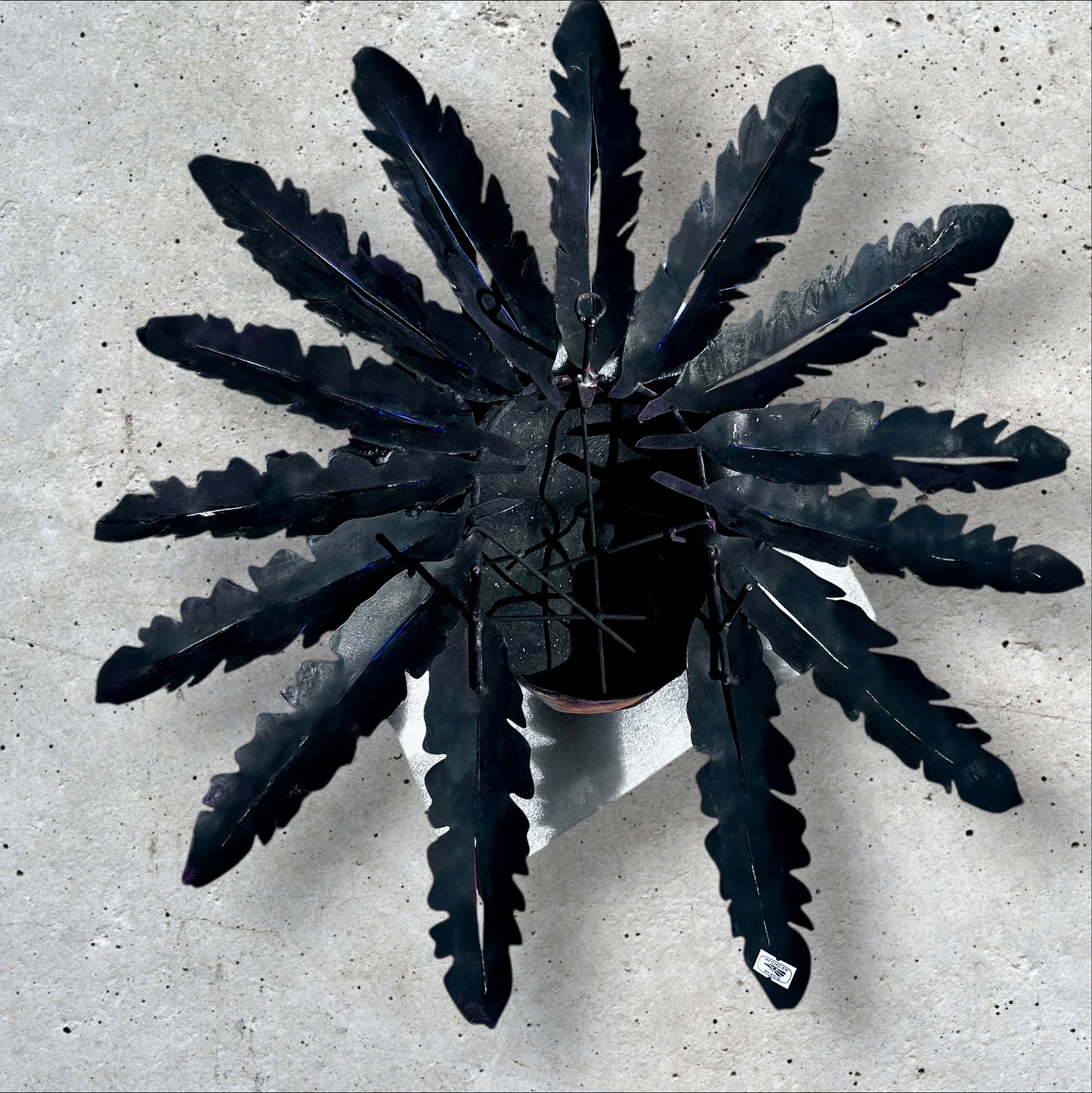 Native American Wall Sculpture Back