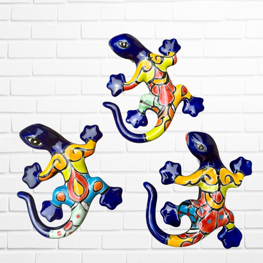 Talavera Salamander Lizard Set