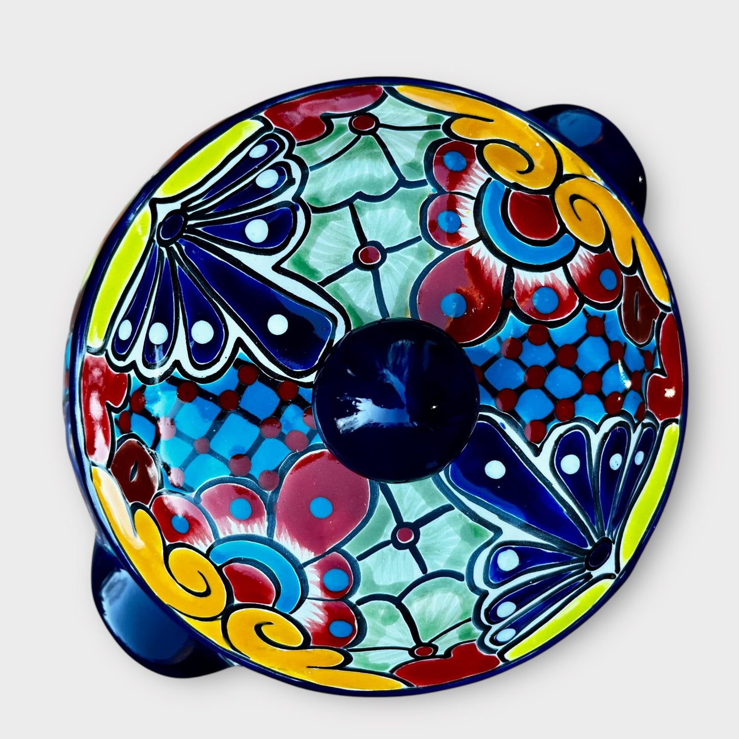 Mexican Talavera soup tureen top
