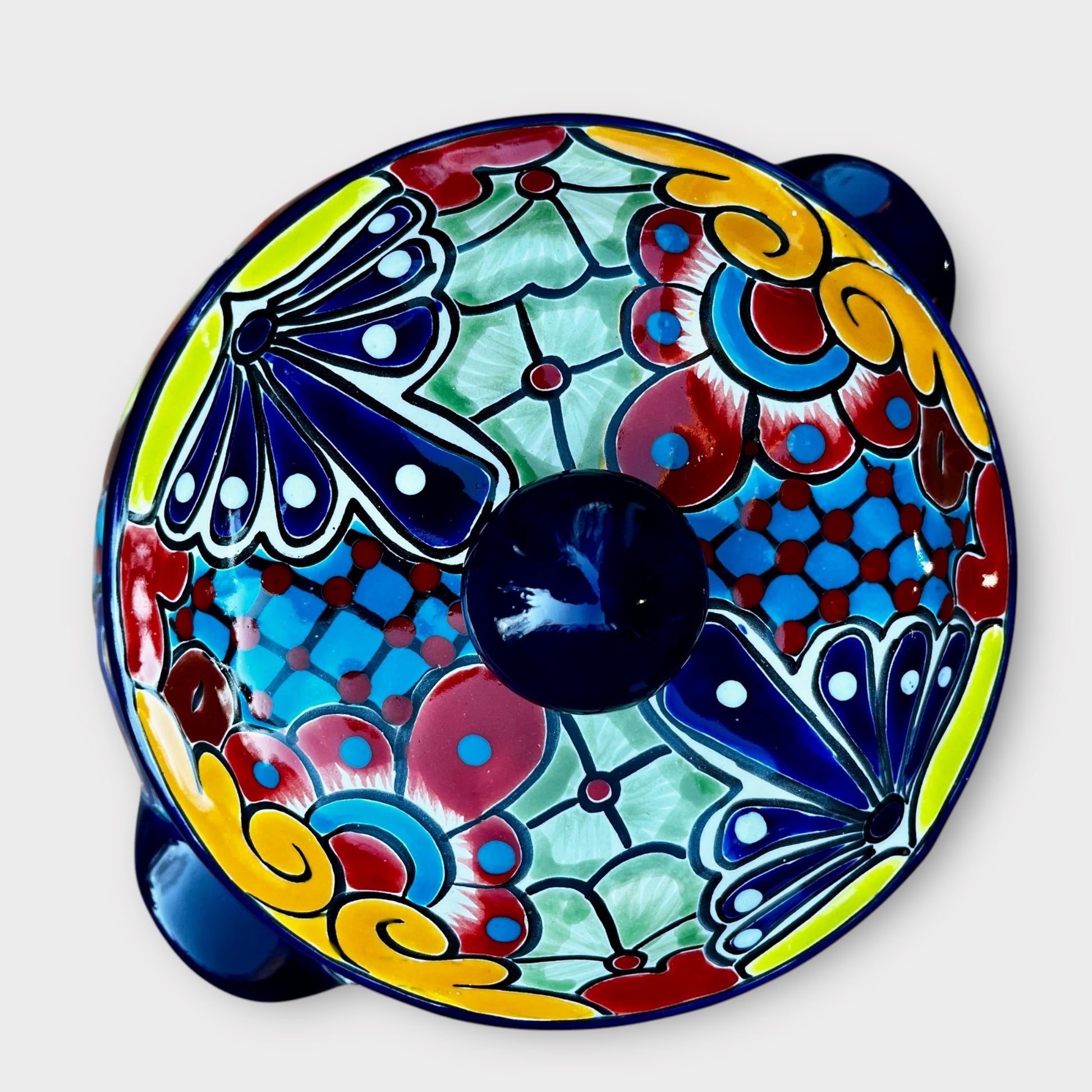 Mexican Talavera soup tureen top