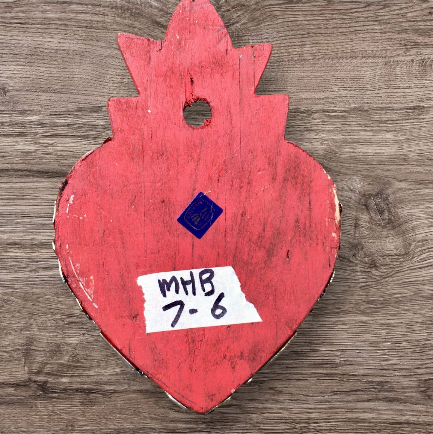 Milagros Sacred Heart back