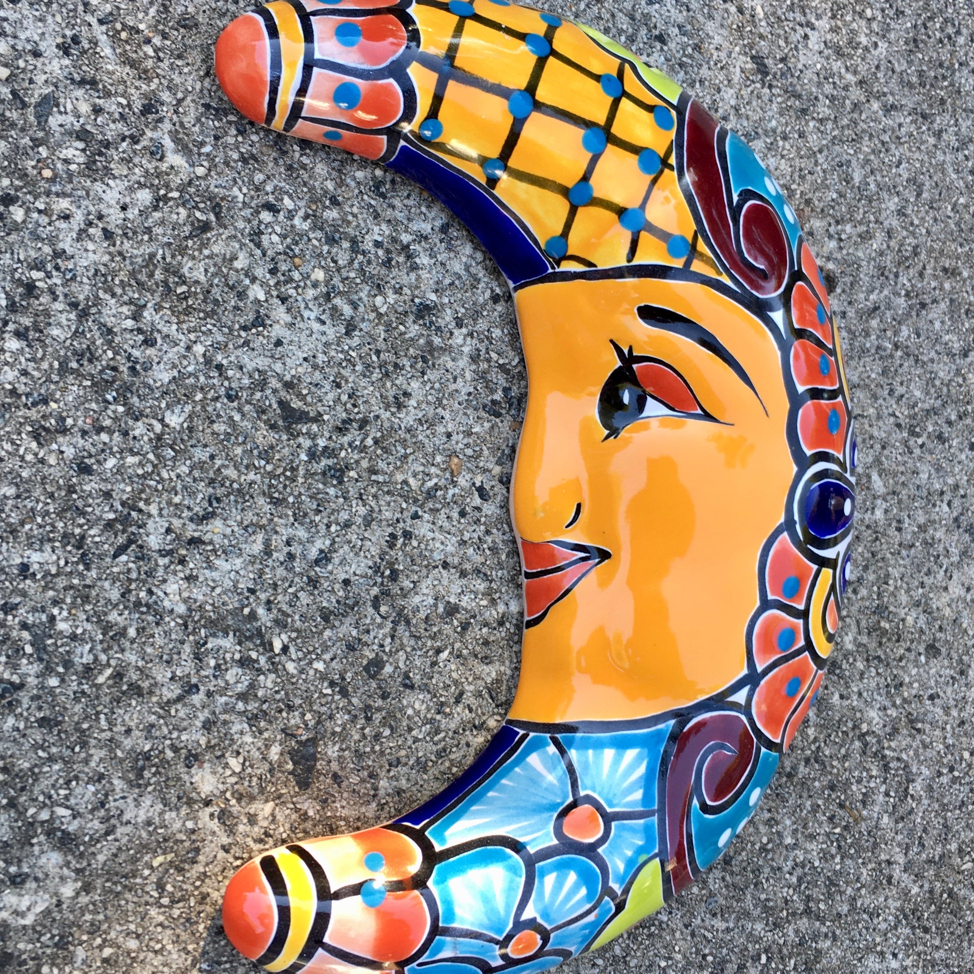 Talavera Moon face